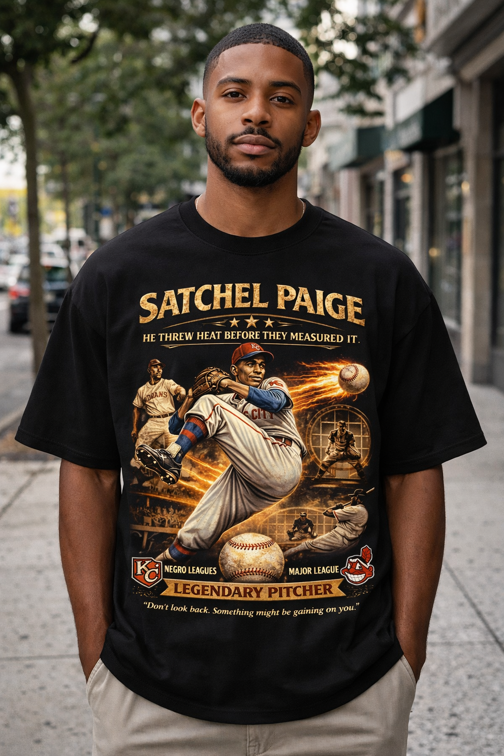 Satchel Paige Legendary Pitcher Tee