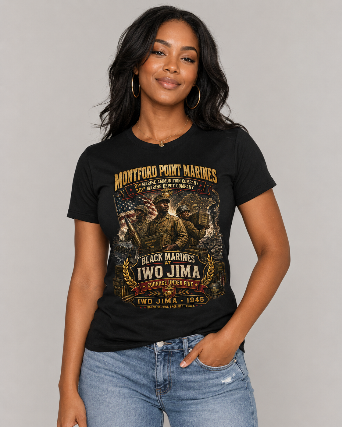 Montford Point Marines WWII tribute