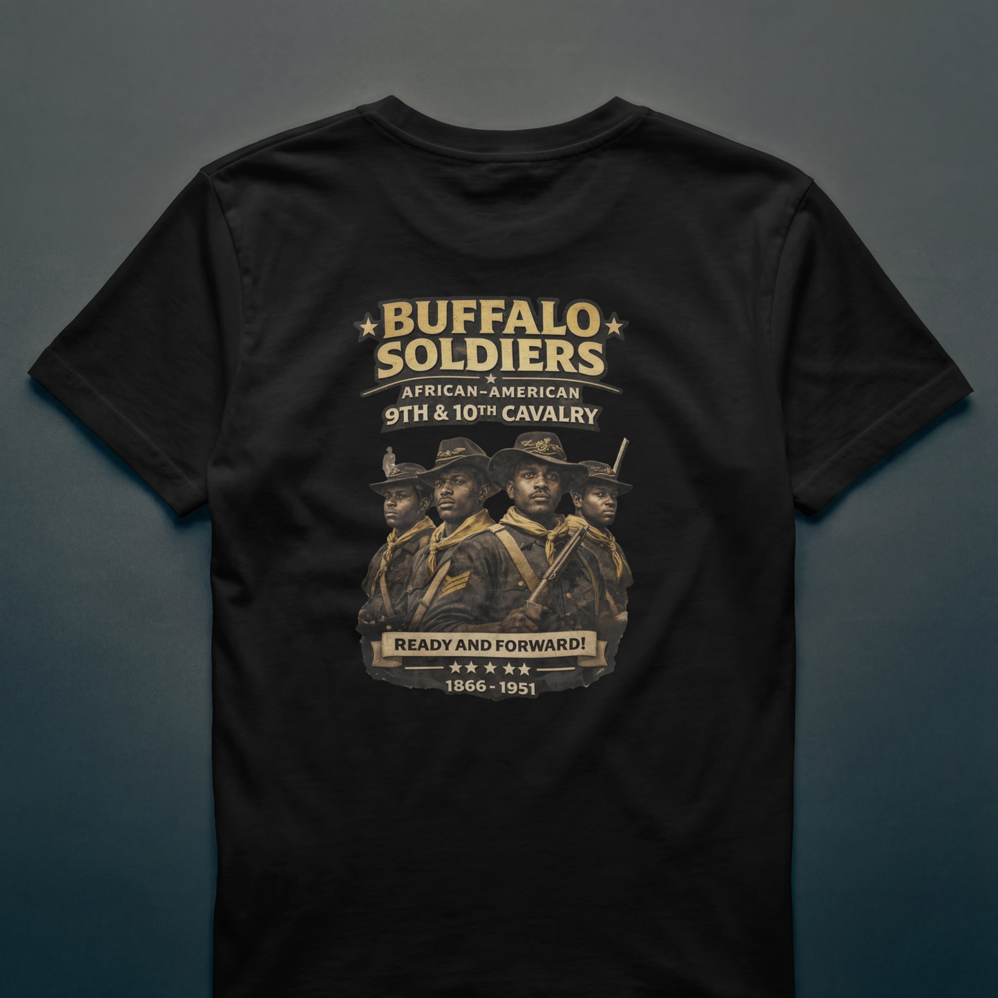 Buffalo Soldiers 9th & 10th Cavalry T-Shirt | African American Military History Tee