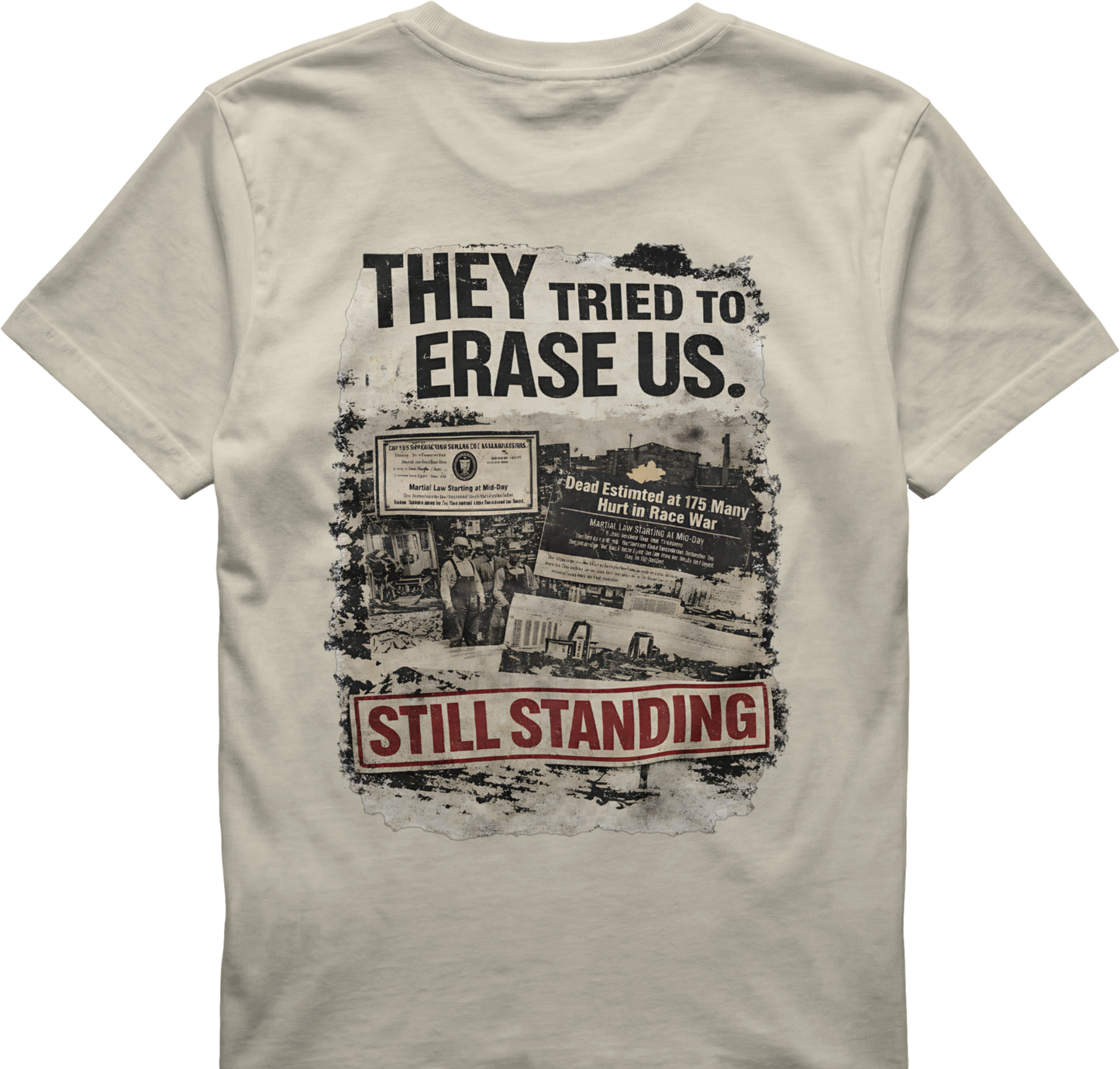 They Tried to Erase Us Still Standing T-Shirt | Black Resilience History Tee