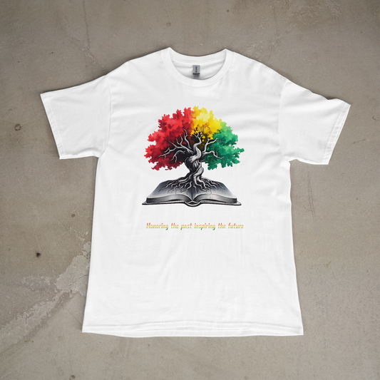 Black History Honoring the Past Inspiring the Future T-Shirt | African Heritage Tree Tee