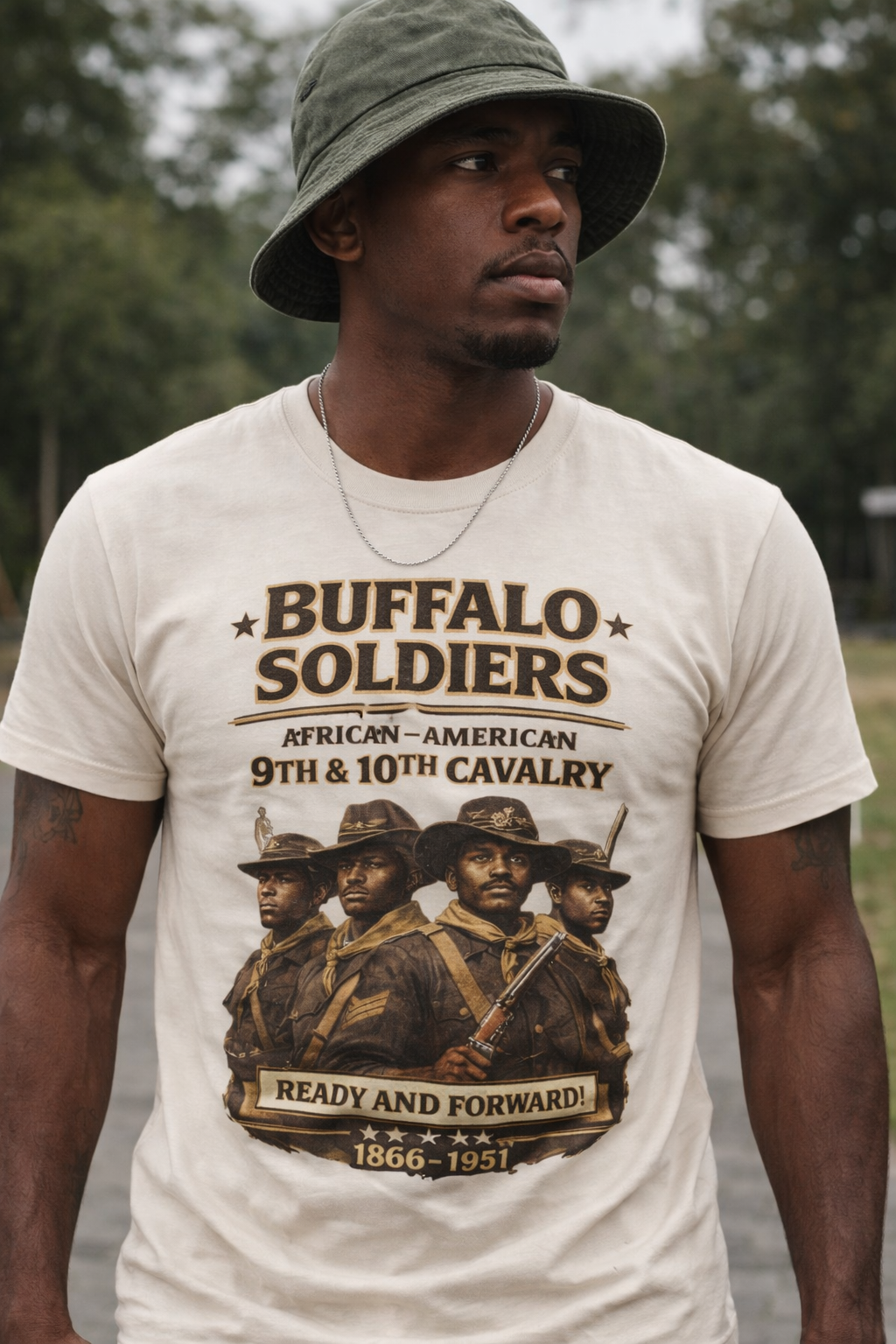 Buffalo Soldiers 9th & 10th Cavalry T-Shirt | African American Military History Tee