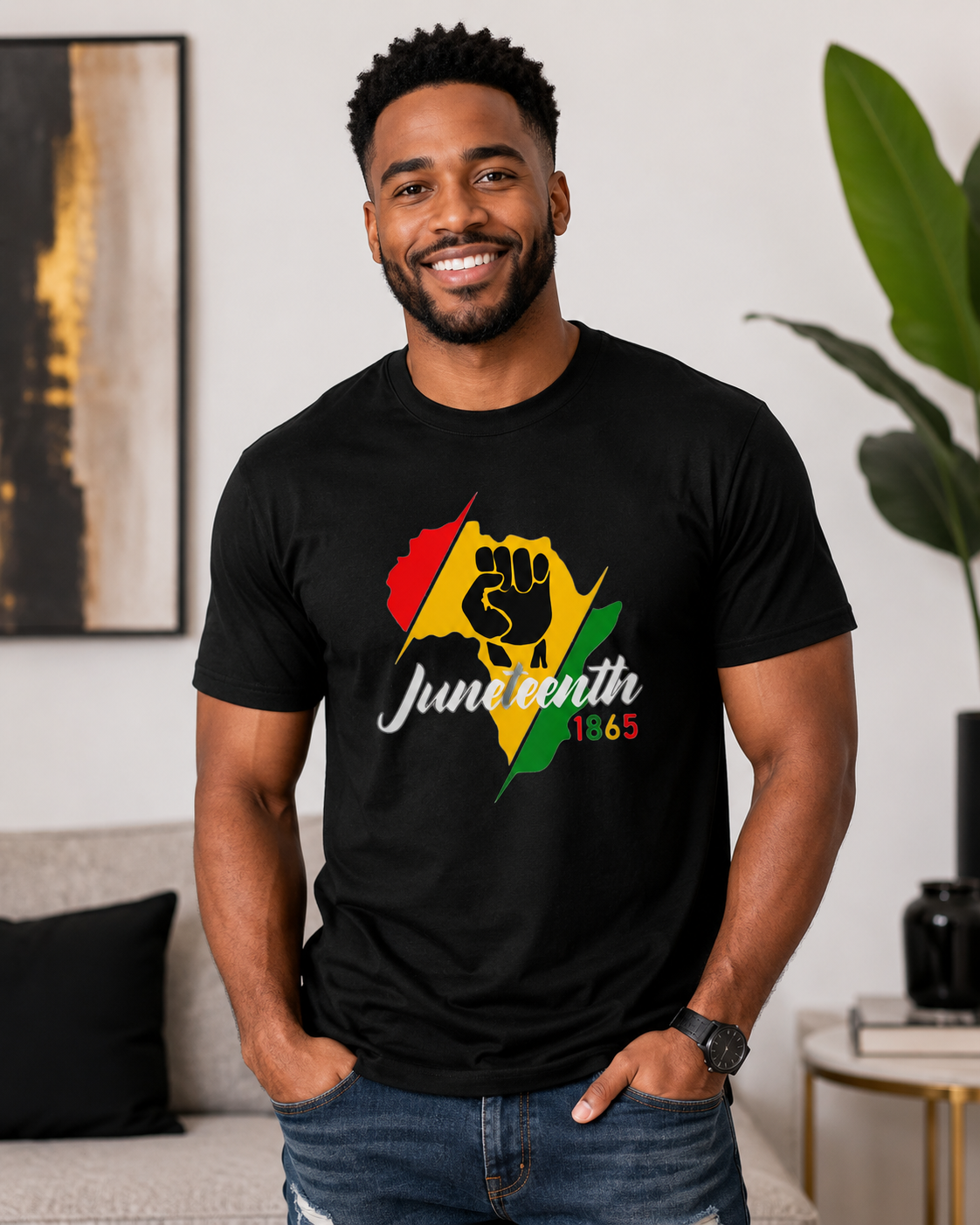 Juneteenth Africa Fist 1865
