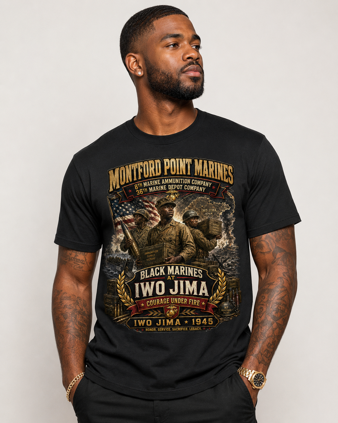 Montford Point Marines WWII tribute