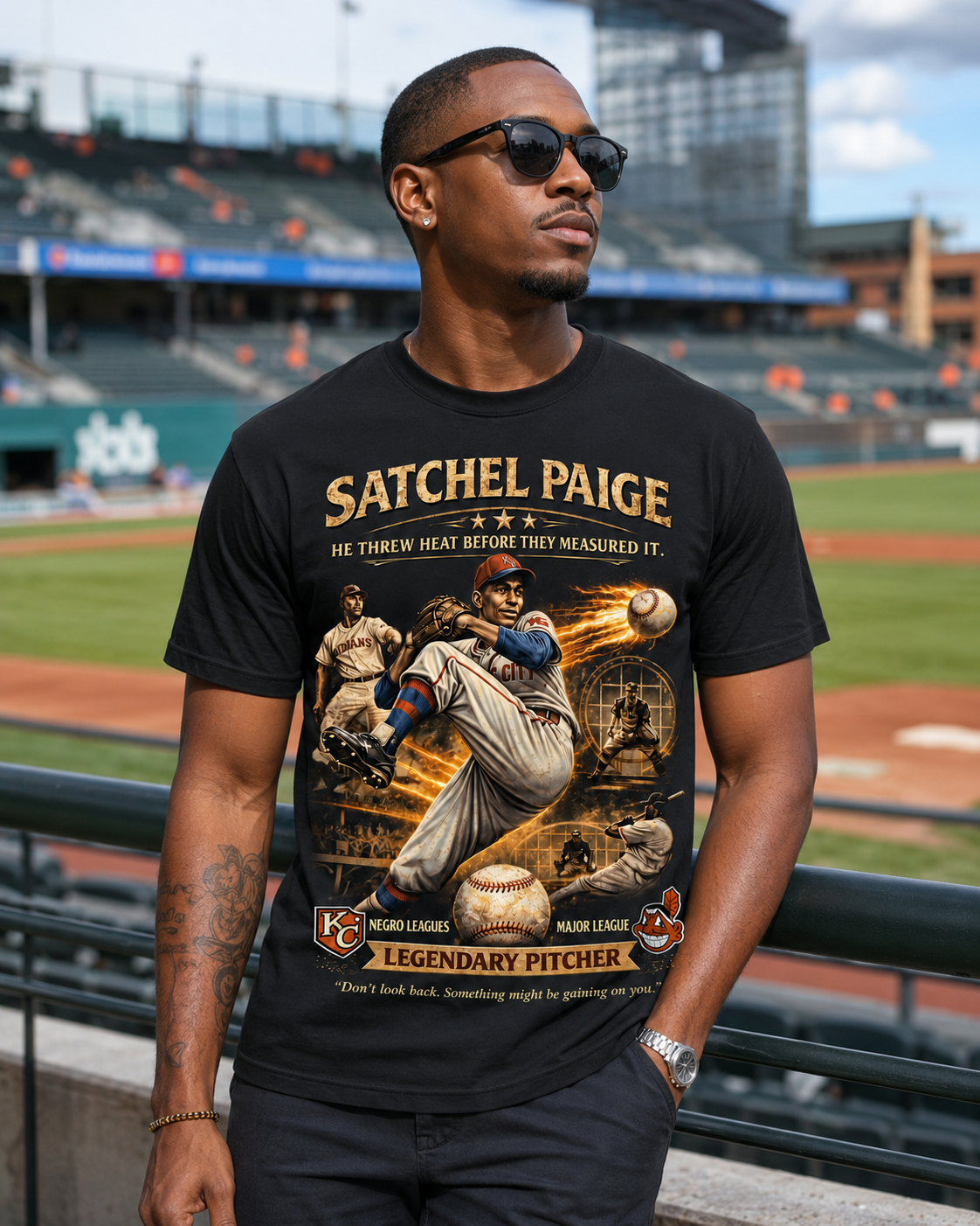 Satchel Paige Legendary Pitcher Tee