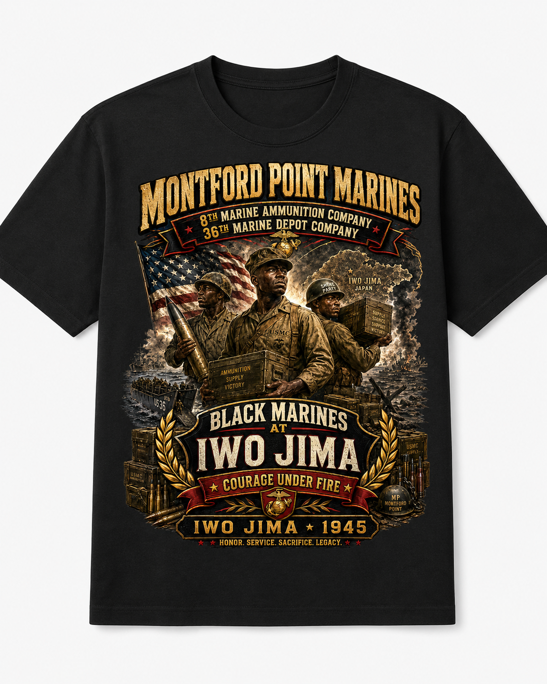 Montford Point Marines WWII tribute